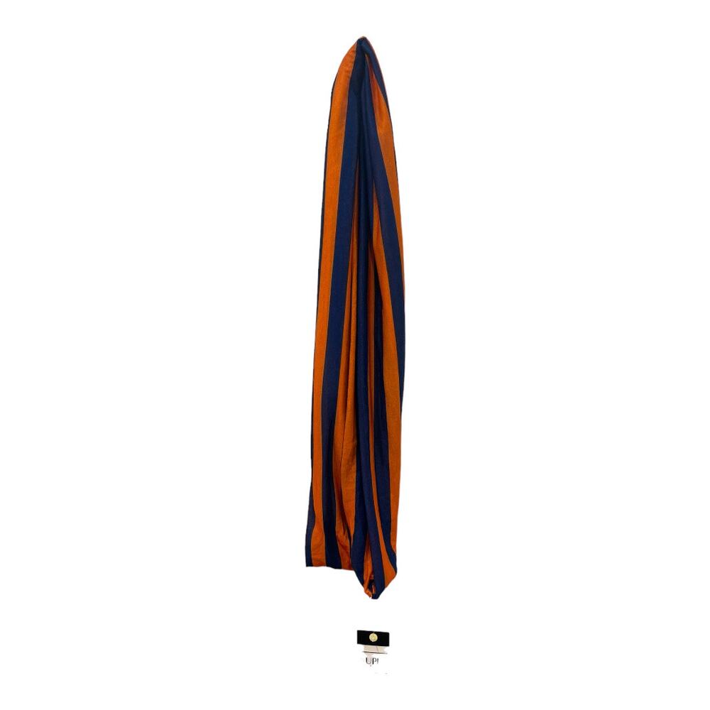 NWT Supia Auburn Orange Blue Striped Infinity Scarf